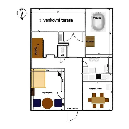 Villa Apartmán Telč